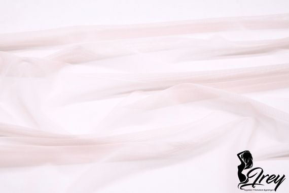 Сетка эластичная Lauma с эффектом голого тела оптом, серебристый пион 168