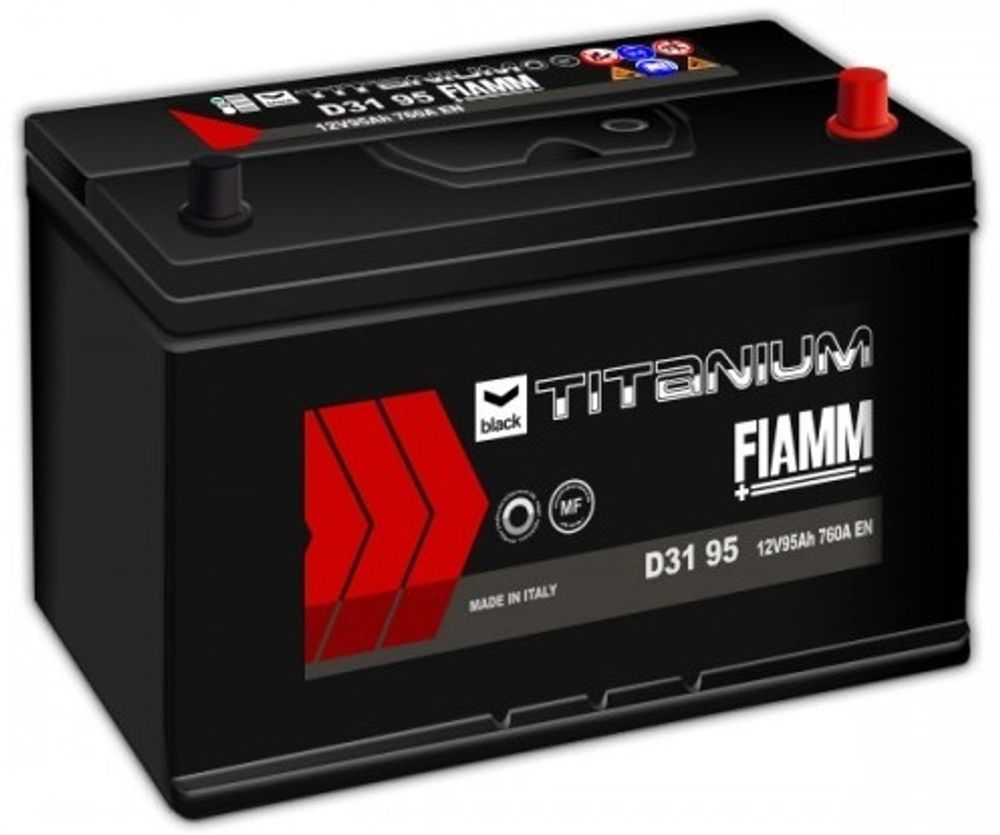 Fiamm Titanium Black Asia 6CT- 95 ( D31 95 ) аккумулятор