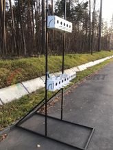 Мишень огневого рубежа для стрельбы из пневматических винтовок
