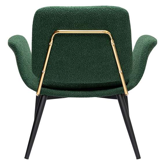 Кресло Hilde, темно-зеленое букле