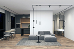Магнитный трековый светильник Denkirs Air Linear DK5330-BK