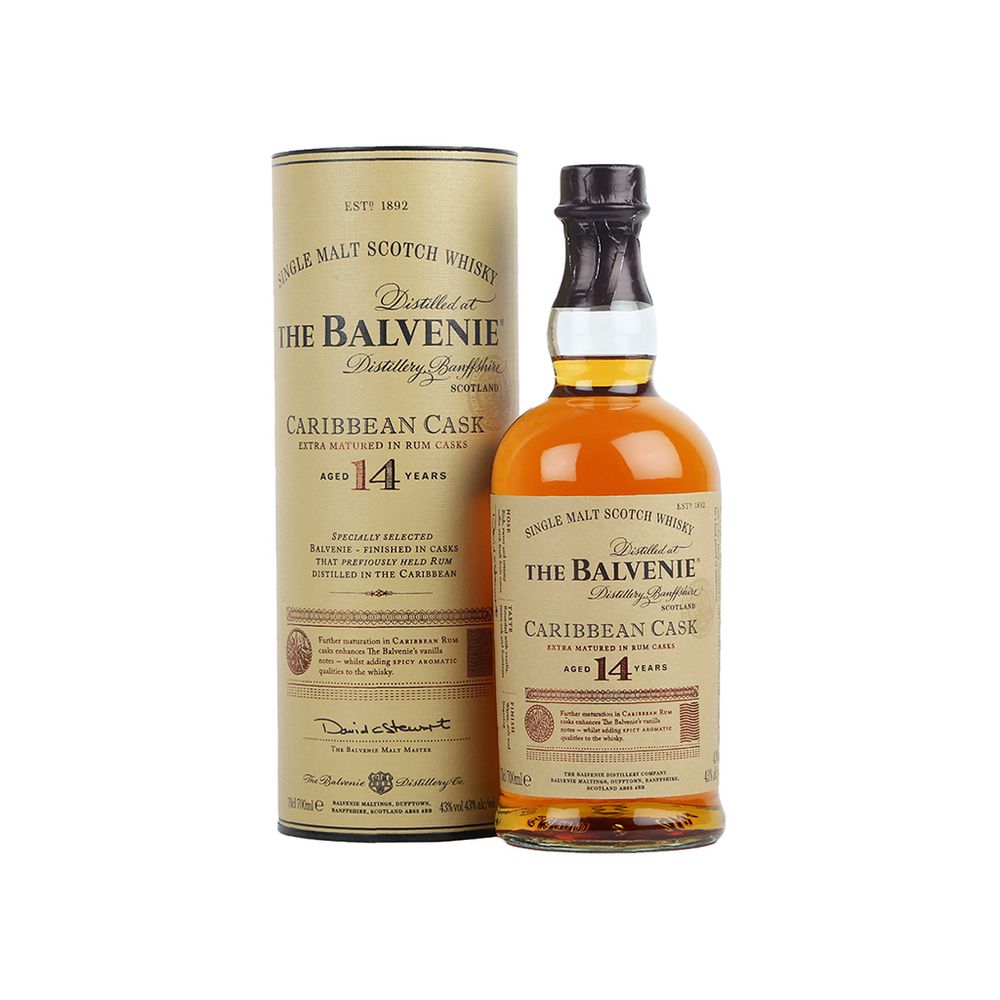 Balvenie 14 YO Caribean Cask Gift Box