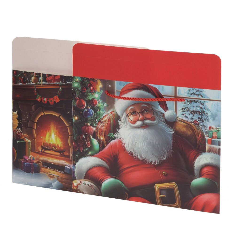 GAEM Пакет подарочный M (бумага 350г/м2, блок 12шт), L27,5 W12,5 H23 см, 4в.