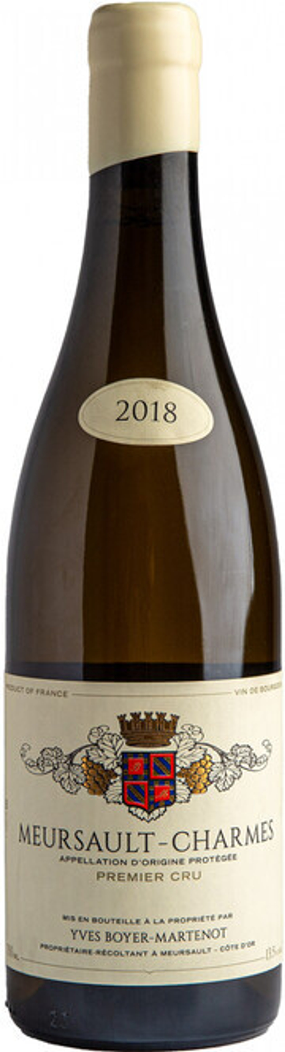 Вино Yves Boyer-Martenot Meursault-Charmes Premier Cru AOP, 0,75 л