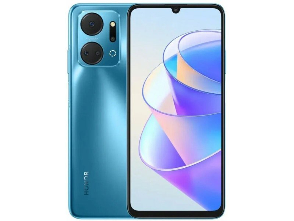Смартфон Honor X7a Plus 6/128GB Синий океан