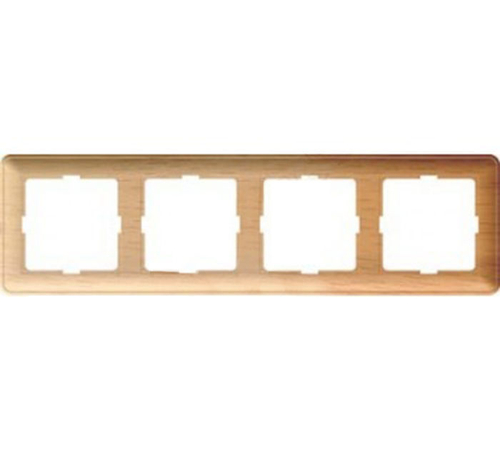 Рамка четырехместная W59 бук Schneider Electric