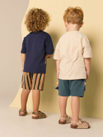 Футболка и шорты в комплекте для мальчика Next E63-589, 2 шт., Синий, Бежевый