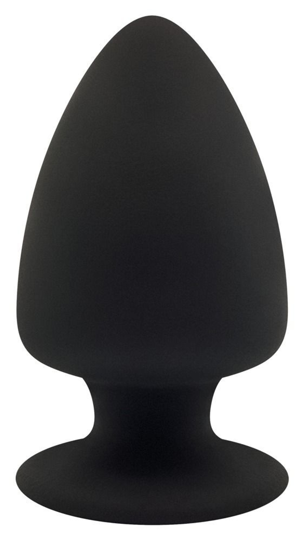 Черная анальная втулка Premium Silicone Plug S - 9 см.