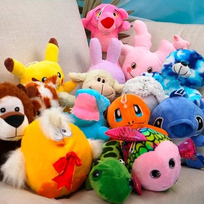 Мягкие игрушки Премиум - Микс 200 шт. для торговых автоматов