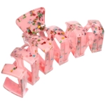 Заколка - краб для волос «AKS - VIENTO», микс 6 цветов, зиг-заг, 11*3см