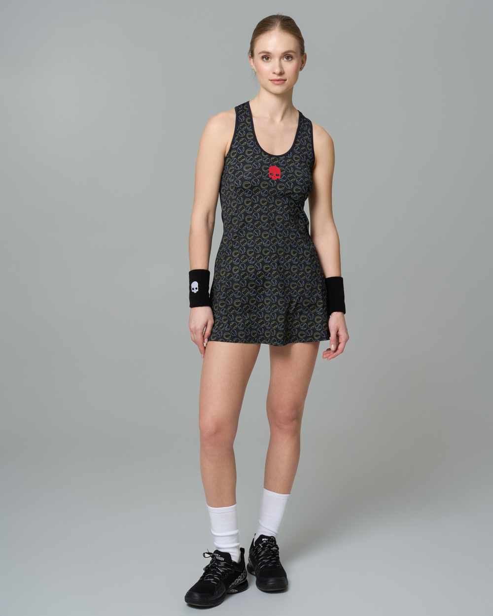 Теннисное платье Hydrogen TENNIS BALLS ALL OVER TECH (T01843-007)