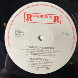 Винтажная виниловая пластинка LP Hallows Eve Tales Of Terror (Holland 1985)