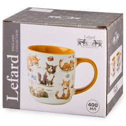 КРУЖКА LEFARD 400МЛ "CATS" 9.0*5.6*9.3CM