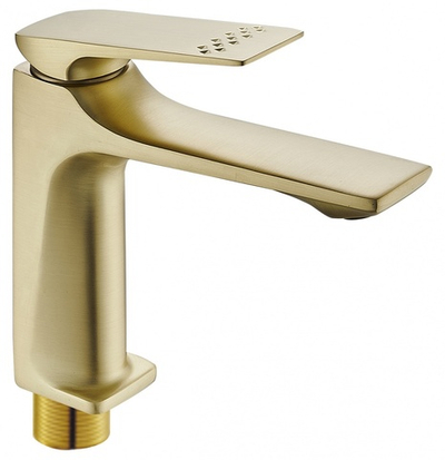 10020-S Смеситель для умывальника (Мат. Золото) HANSEN  (10/1шт)