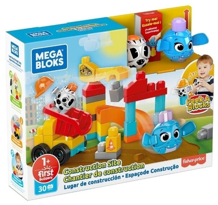 Пластиковый конструктор Mega Bloks Маленькая стройка GRV37