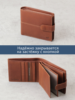 B240036R COGNAC - Портмоне с RFID защитой MP