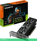 Видеокарта Gigabyte RTX 5050 OC Low Profile 8GB GDDR6 (GV-N5050OC-8GL)