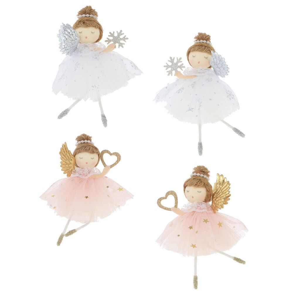 GAEM Изделие декоративное подвесное "Девочка", L10 W3 H13 см, 2в.