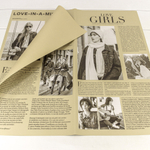 Пленка В листах 20 шт 57 х 57 см "Газета GIRLS" (Бежевый)