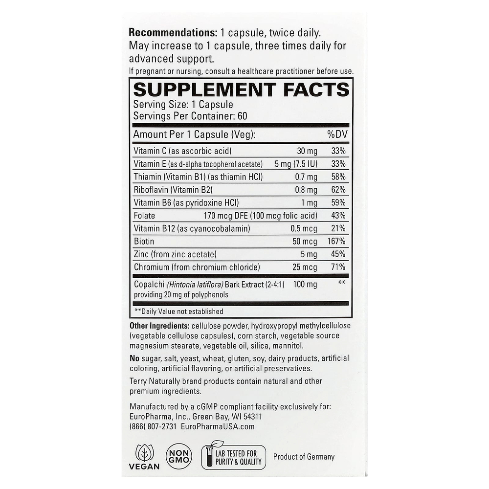 Terry Naturally, Sucontral® D, 60 капсул