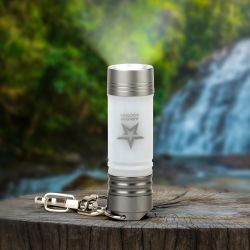 Фонарик брелок светодиодный АРМИЯ РОССИИ BB-702 Снайпер с регулируемой фокусировкой луча магнит алюминиевый