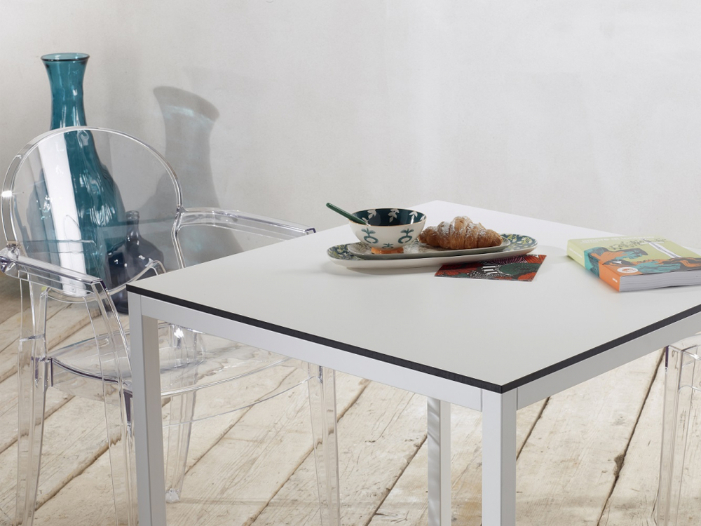Стол ламинированный обеденный Scab Design Mirto, белый