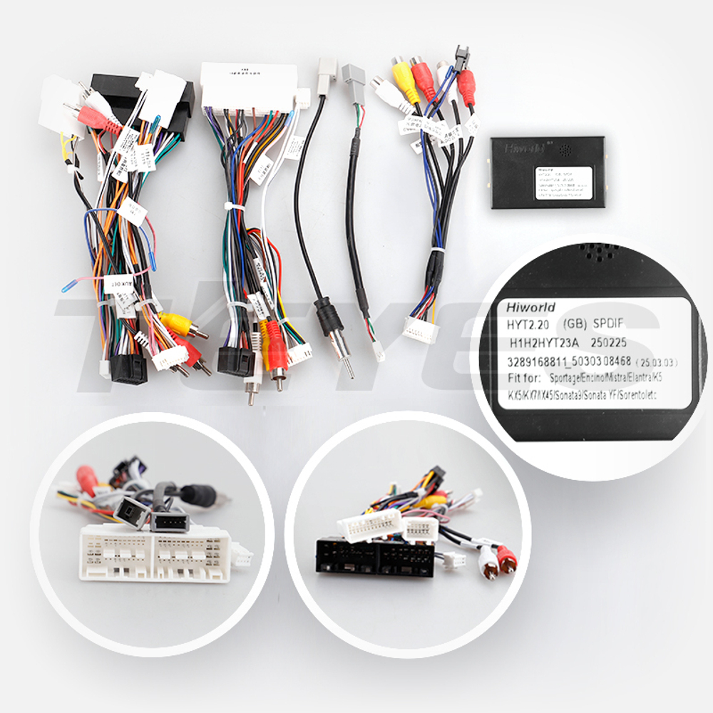 Комплект рамки с разъёмами 9" KIA Sorento 4 2020+ MQ - Car-Smart 9624