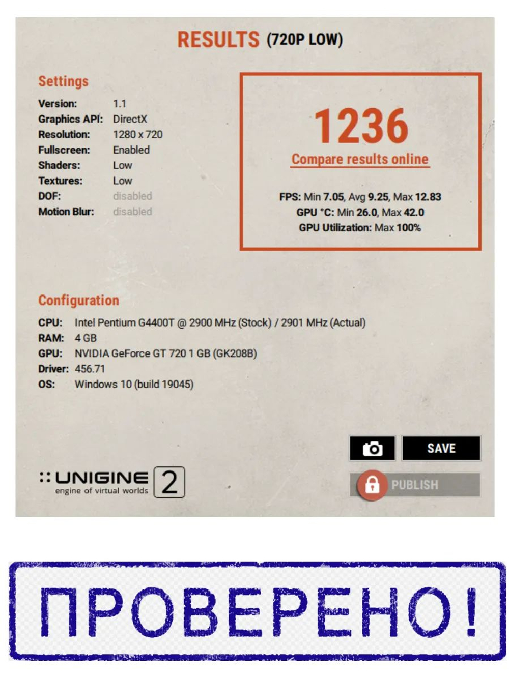 Видеокарта Palit Nvidia GT720 1.0 Gb