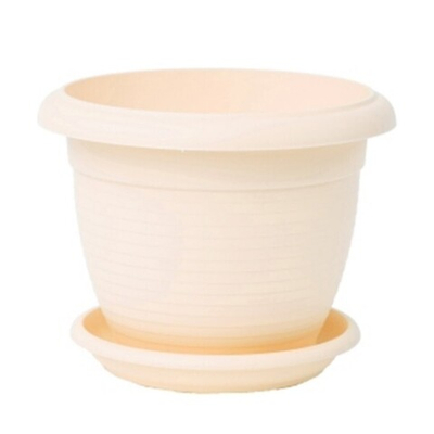 ГОРШОК Терра + поддон 6 л., Крем