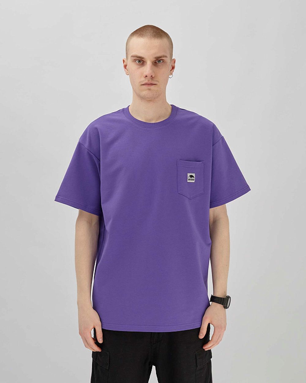 Футболка ANTEATER Phat Pocket 217 Фиолетовая