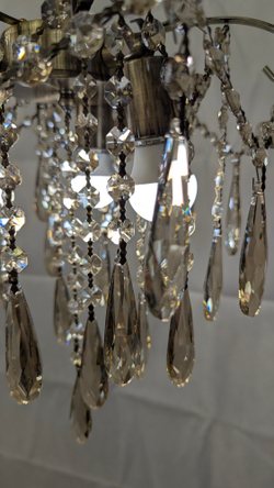 Люстра потолочная Lanbos, 3 лампы Е27, 180 Вт, до 14 кв м, латунь