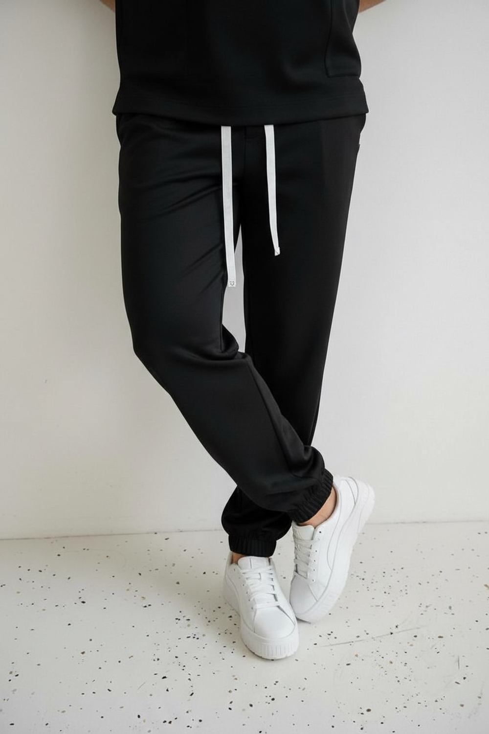 Брюки джоггеры спорт трикотаж