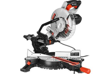 Пила ЗУБР "МАСТЕР" торцовочная, 210 мм, 1600 Вт, 4500 об/мин, лазер, удлинители стола