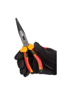 Изогнутые изолированные длинногубцы Gigant 200 мм GICNP-200