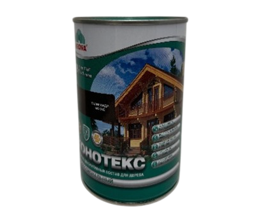 KRONA Состав защитно-декоративный Тонотекс палисандр-мокко 0,9 л.