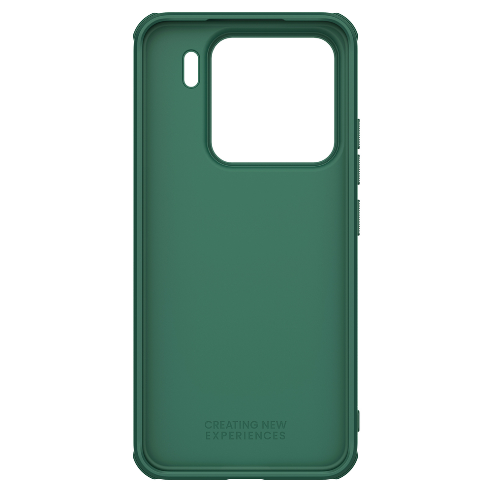 Усиленный чехол зеленого цвета (Dark Green) от Nillkin для смартфона Xiaomi 15, серия Super Frosted Shield Pro