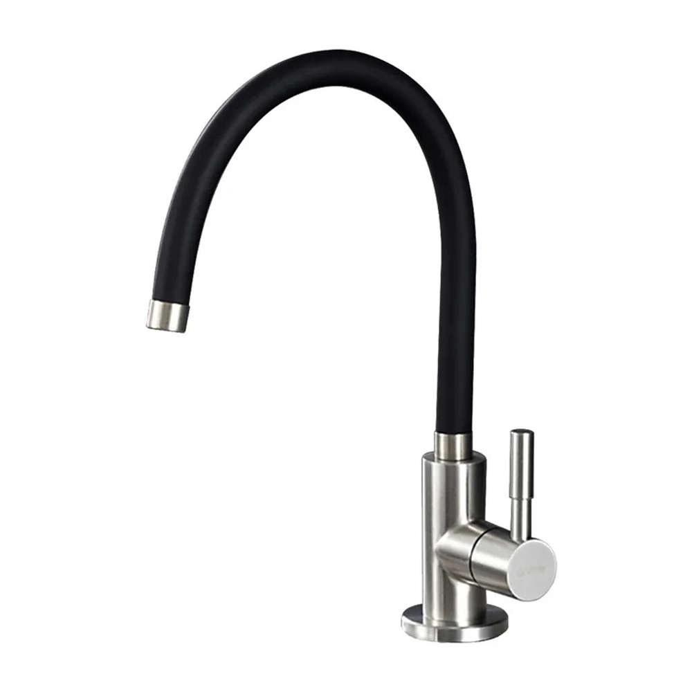 Кран чистой воды Gappo (чёрный+хром) G1052-95