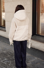 Куртка демисезонная комбинированная с шерстью