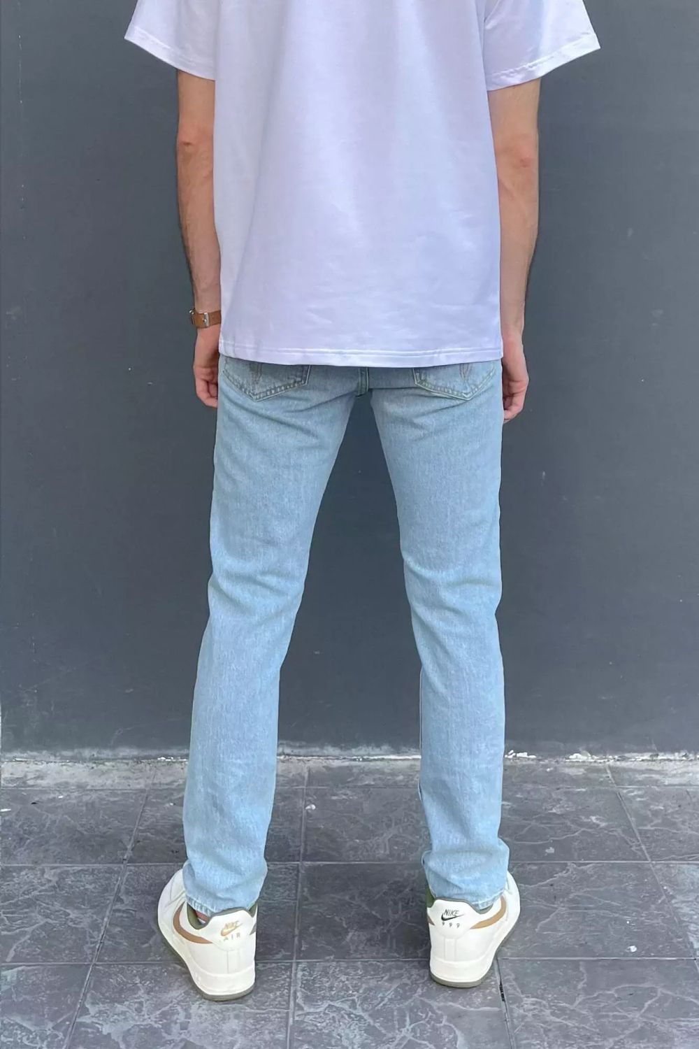 Джинсы MIracle Apparel Vintage Slim 2302 Tapered Мужские Light Blue