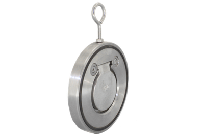 Обратный клапан межфланцевый хлопушка нержавеющий, AISI316 DN80 (3"), (CF8M), PN40