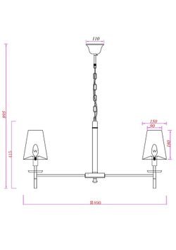 Подвесная люстра Arte Lamp