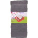 Коврик для сушки посуды 38*50см «Полоски» серый