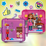 LEGO Friends: Игровая шкатулка Покупки Оливии 41407 — Olivia's Play Cube - Sweet Shop — Лего Френдз Друзья Подружки