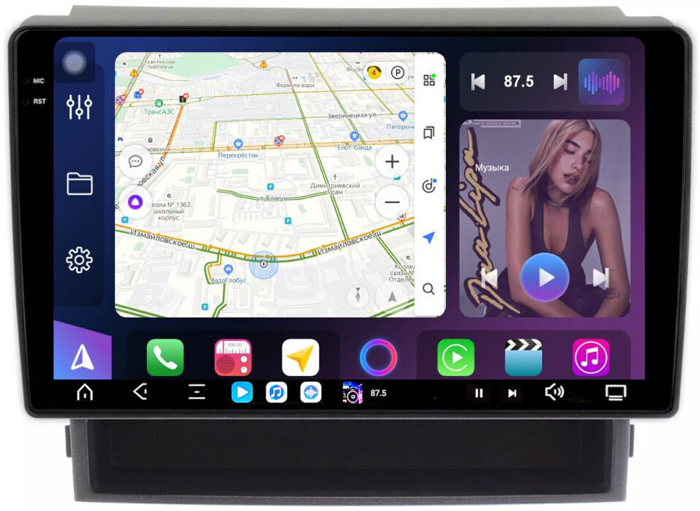 Магнитола для Toyota Alphard 2 Vellfire 1 H20 2008-2015 (с JBL, рамка-накладка) - FarCar GX10-9536-10F2B монитор 10.36" 2K QLED на Android 14, TS20, 6+128Гб, CarPlay, 4G SIM-слот