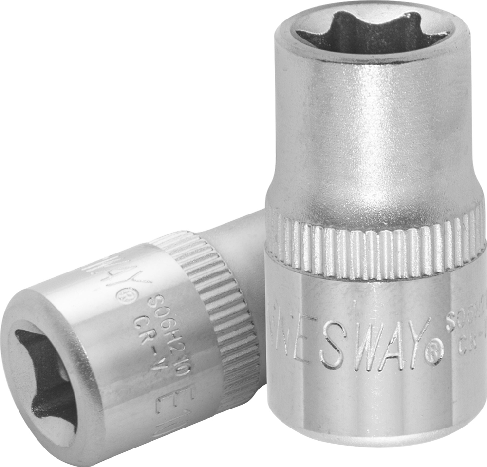 S06H210 Головка торцевая 1/4"DR, внешний TORX®, Е10