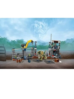 Конструктор Нападение дилофозавра на сторожевой пост 307 дет