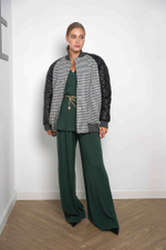 Бомбер "На стиле" в гусиной лапке