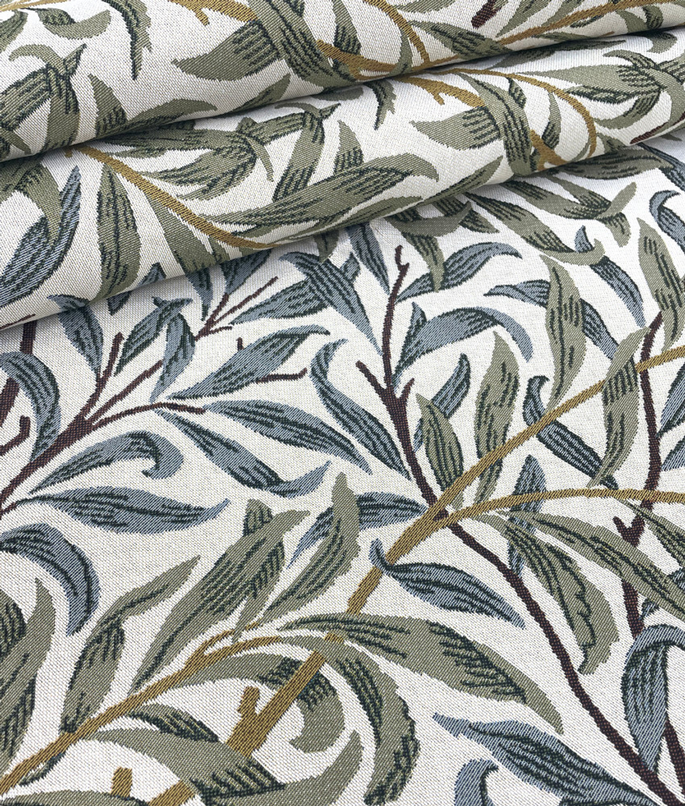 Гобеленовая ткань Ивушка светл. фон 175 см