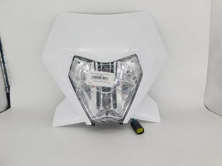 Фара с щитком эндуро KTM 2024 Otom белая