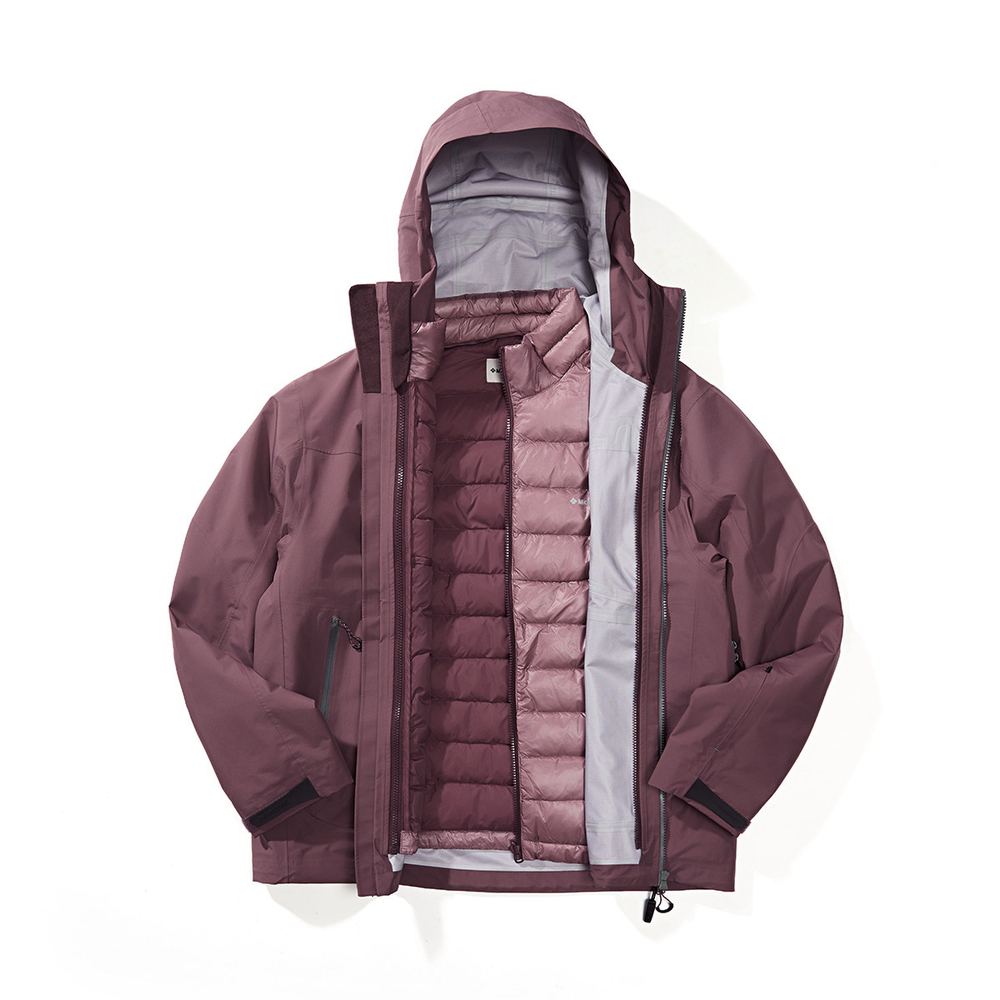 Куртка Nothomme Monterest 3-in-1 Outdoor C6 бордовый